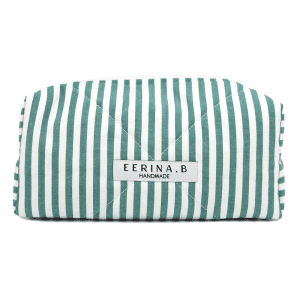 Normal pouch M - Green Stripe