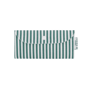 Glasses Case - Green stripe